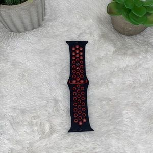 38/40mm Black and Red Apple Watch Band